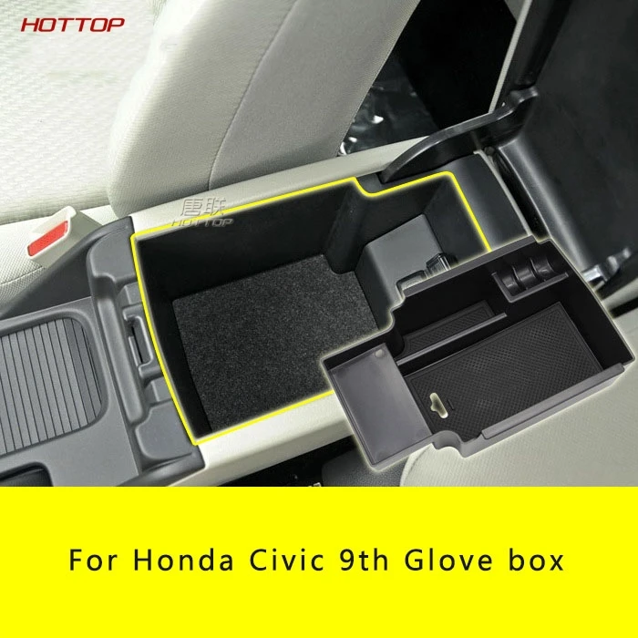 

Для Honda Civic 2012-2015 9-й центральный подлокотник коробка для хранения Коробка для мелочей