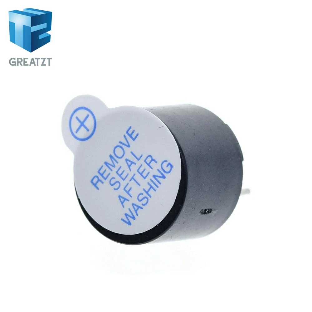 Новое поступление 10 шт. GREATZT 5v активный зуммер Магнитный длинный непрерывный сигнал бипера 12*9,5 мм