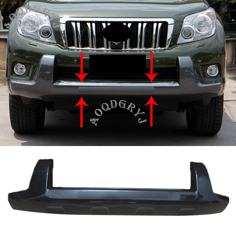 

Car Styling 1pcs For Toyota Land Cruiser Prado FJ150 2010-2013 Front Bumper Anti-collision Protection Kit