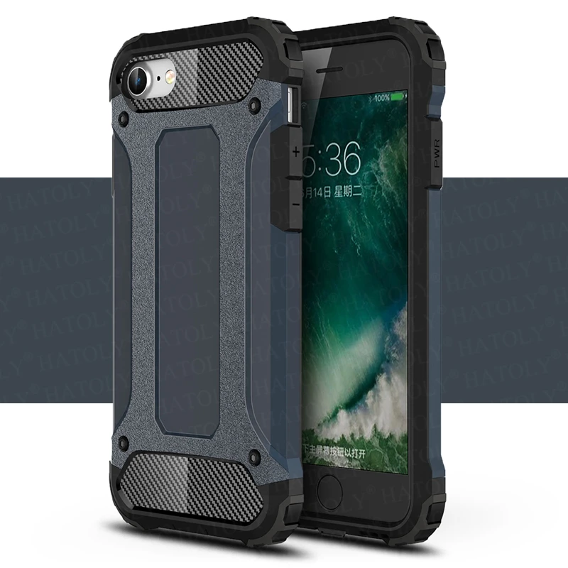

For iPhone SE 2020 Case Anti-knock Rugged Armor Hard Back Cover iPhone SE 2 SE2 Silicone Phone Bumper Case For iPhone SE 2020