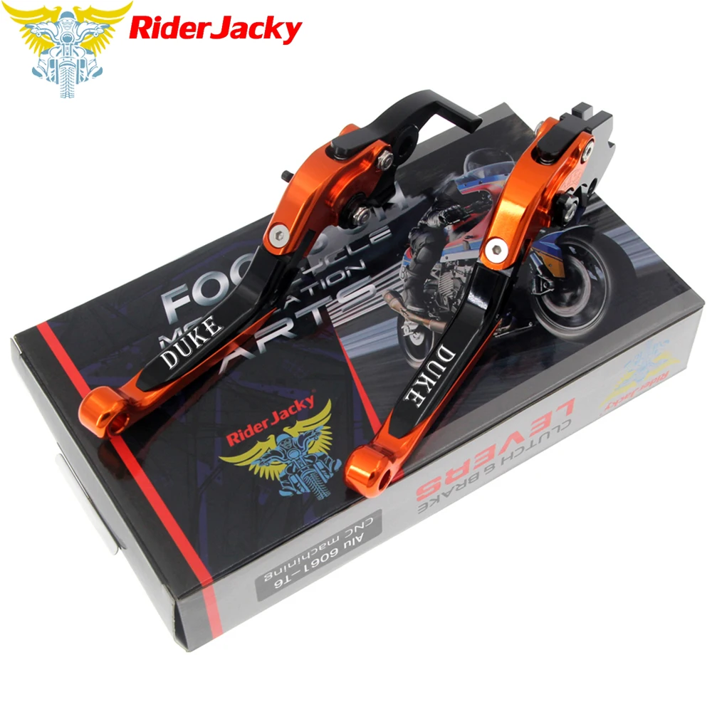 

Riderjacky For KTM 200 Duke/RC200 2014-2016 2015 Motorcycle CNC Folding Extendable Brake Clutch Levers