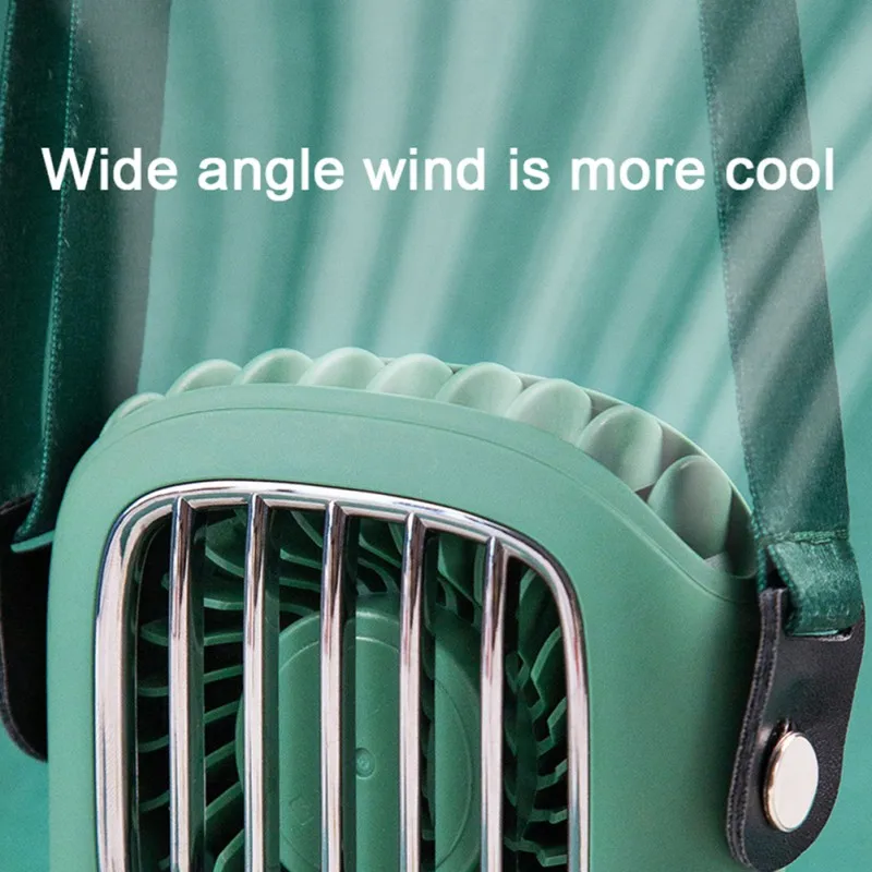 

Hanging Fan Mini Usb Neck Fan 5V Cooler Rechargeable Ventilador Outdoor Handheld Portable Silent Small Fans Office