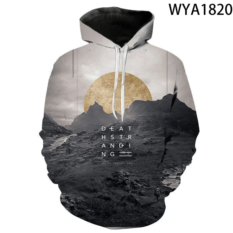 

2020 Fashion 3D Hoodies Men Women Children Game Death Stranding Sweatshirts Casual Cool Boy Girl Kids Hoodie Pullover