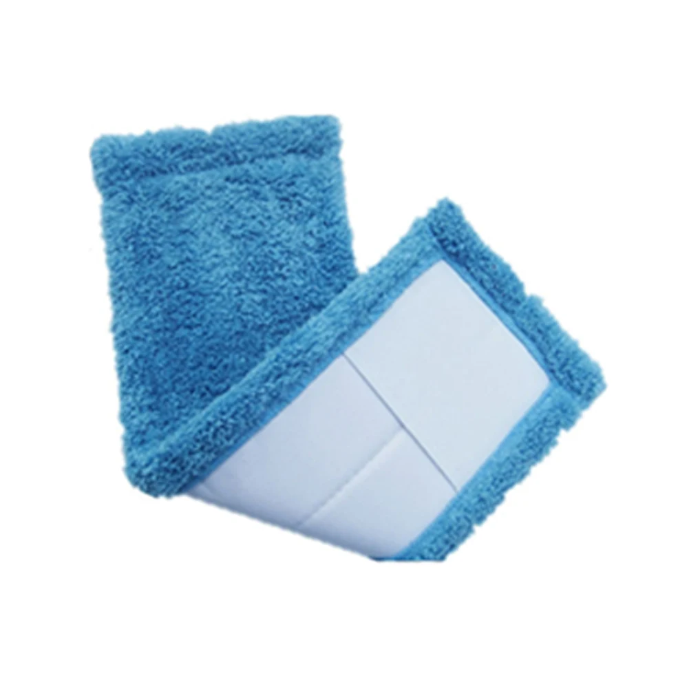 Mops Wet And Dry Replacement Mop Head Washable Microfiber Cleaning Mop Pads - Цвет: Синий