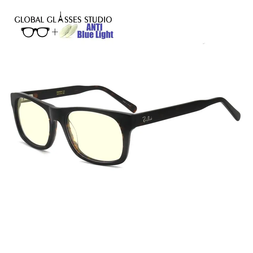 

RM0654 Anti Blue Light Blocking Glasses acetate optical glasses full rim Unisex Cmputer Glasses