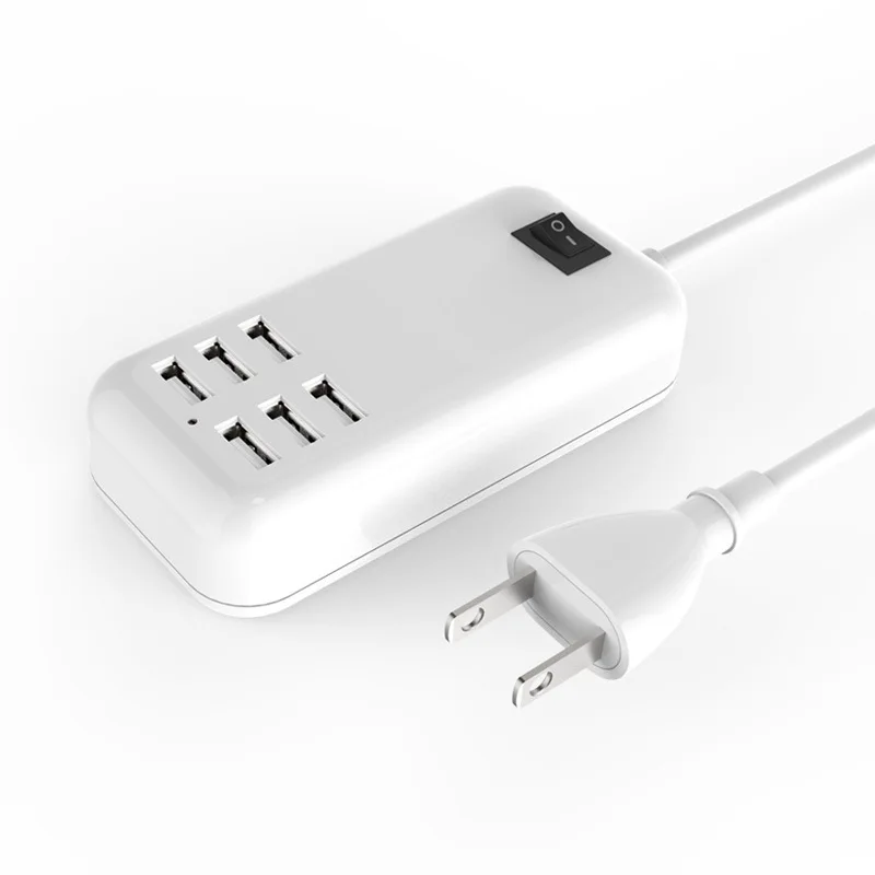 Зарядная Станция Fanshu Tomada с несколькими USB-портами зарядное устройство