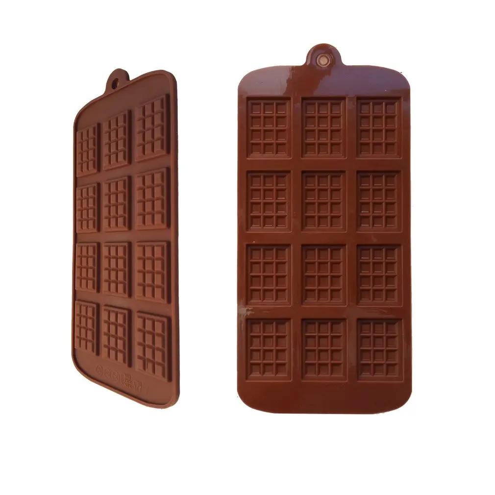 

12 Chocolate Mold Silicone Chocolate Mold Non-Stick Classic Rectangle Chocolate Bar Mold Silicone Chocolate Molds