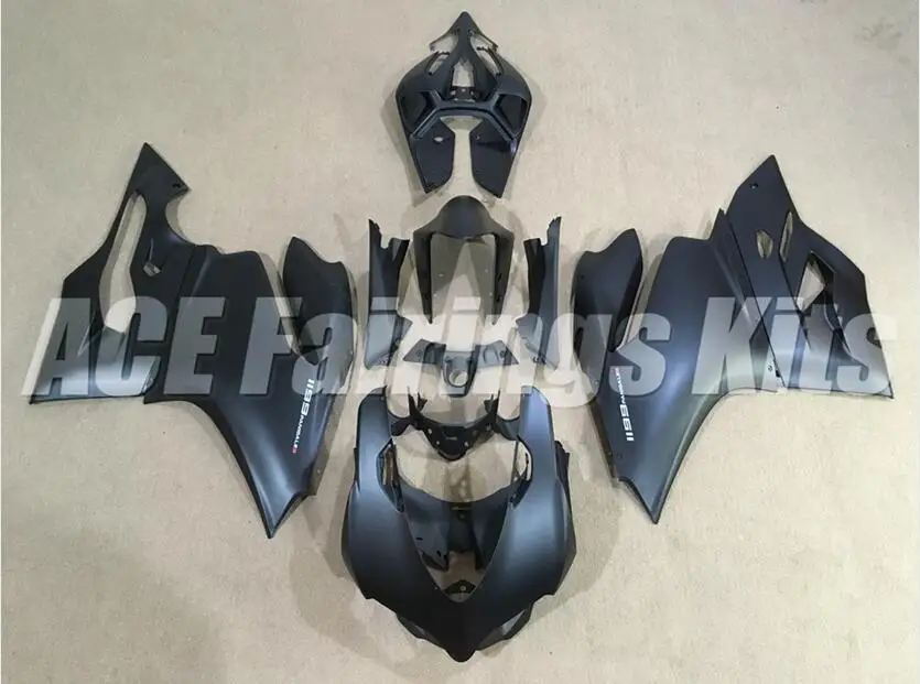 Новинка обтекатели ABS для DUCATI 899 1199 S R Panigale 12 13 14 15 16 899R 1199R 899S 2012 2016 черный матовый на