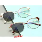 Фотохромные очки для близорукости хамелеоновые линзы солнцезащитные очки мужские и женские Компьютерные очки Оптические по рецепту-50 75 1,25 1,75 NX