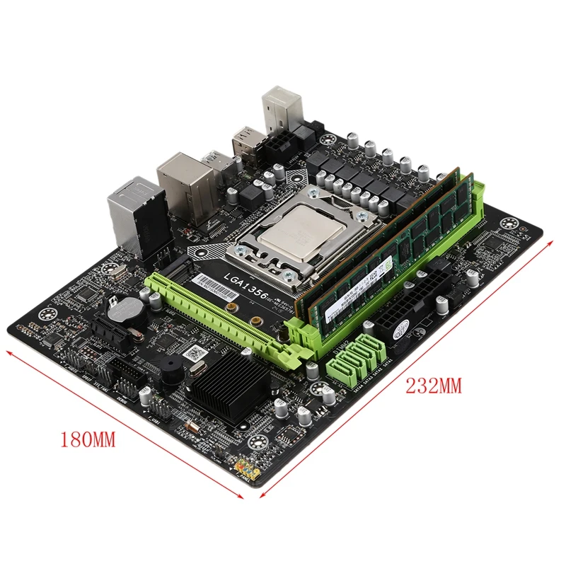 Комплект материнской платы X79A с Xeon LGA 1356 E5 2420 C2 2x8 ГБ = 16 Гб 1600 МГц память DDR3 ECC