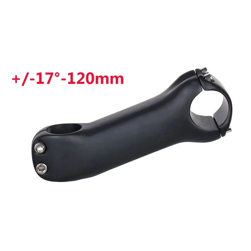 17Degree120mm-2113 ELITA один велосипедный стержень углеродное волокно MTB/дорожный велосипед стержень 6/17 градусов 31,8 мм руль стержень UD/черный 70-130 мм - Цвет: 17Degree120mm-2113
