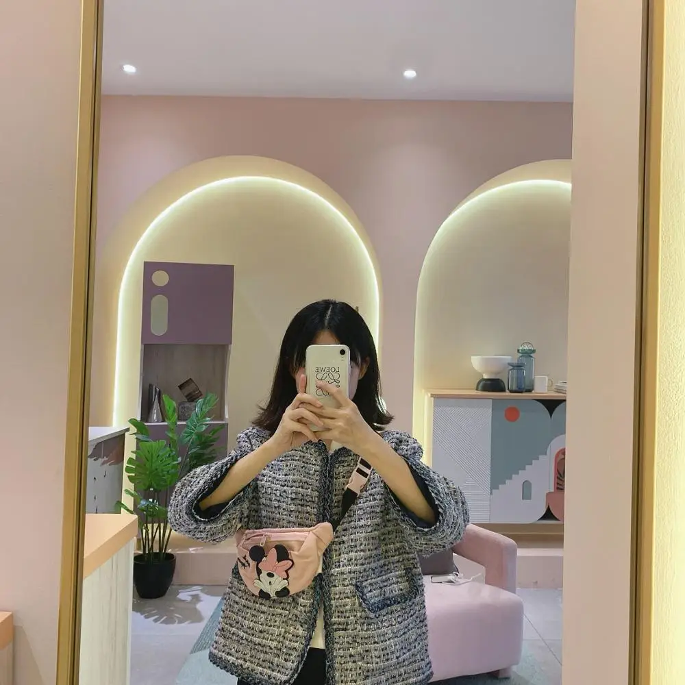 Сумка-мессенджер Disney canves для девочек и мальчиков нагрудная Сумочка с рисунком