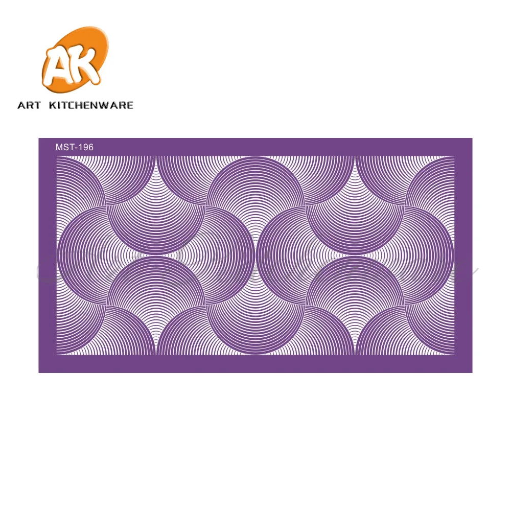 

Геометрический трафарет для торта AK ART KITCHENWARE фиолетовый