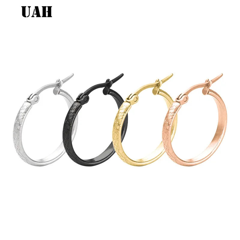 Маленькие серьги кольца из нержавеющей стали 1 пара|Серьги-кольца| |