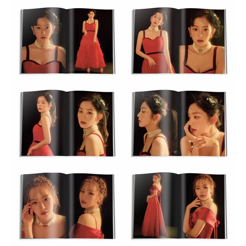 

Red Velvet Red Velvet La Rogue Peripheral Mini Photo-Red Velvet HD Photo Poster 14.8 * 10.5cm 27 Pages Inside
