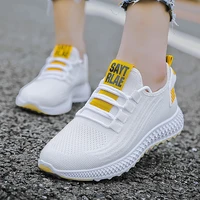 tenis feminino 2021 women tennis shoes breathable flat lace up female footwear outdoor women sneakers thick sport shoes woman