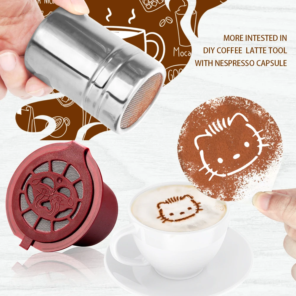 Многоразовый фильтр ICafilas для кофейных капсул кофейник Nespresso из нержавеющей стали