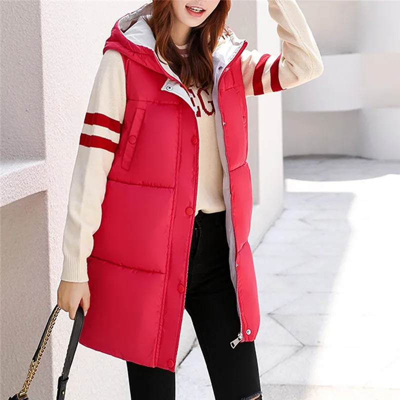 2020 модное женское пальто с буквенным принтом длинная толстая жилетка женский