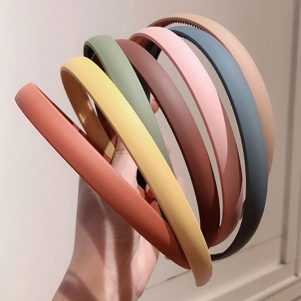 

Корейский матовый простой милый широкий ободок аксессуары для волос для женщин и девочек