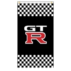 3x5 футов GTR вертикальный клетчатый флаг для продвижения автошоу