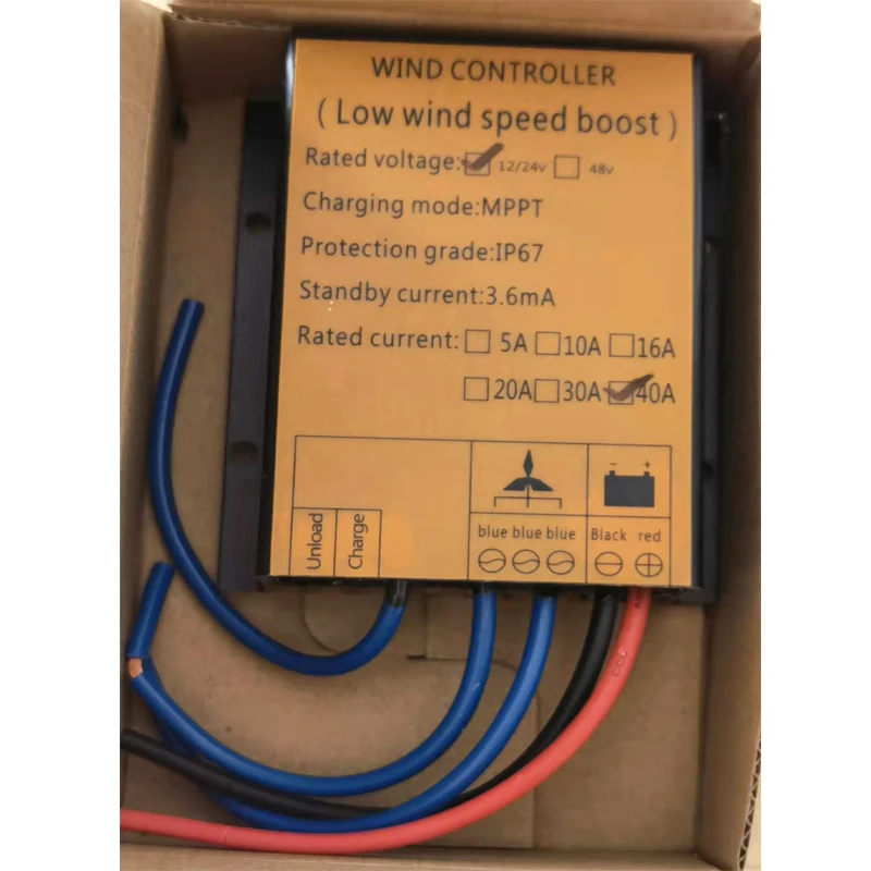 Китайский заводской контроллер MPPT для ветряной турбины 30 А 40 12 В 24 автоматический