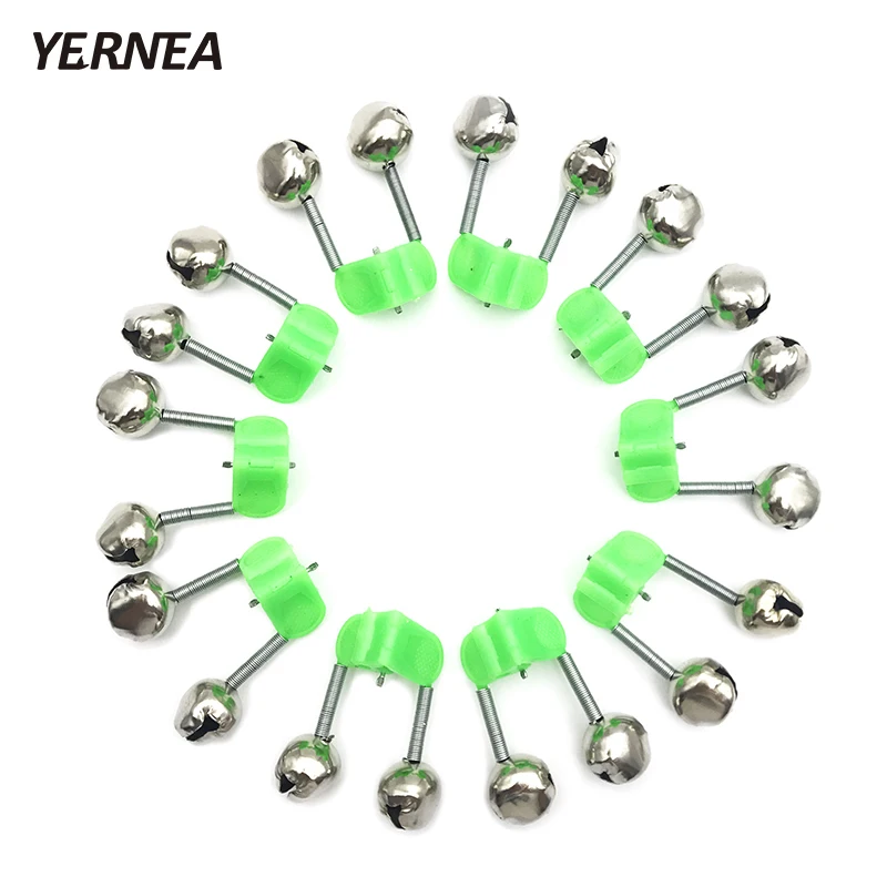 Новинка 10 шт./лот рыболовная удочка сигнализация клева рыболовные колокольчики