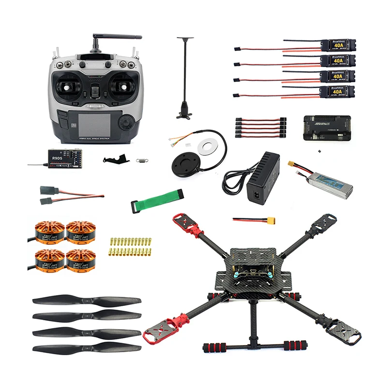 

DIY Drone 560mm Folded Frame Kit Carbon Fiber W/ 700KV Brushless Motor 40A ESC 1455 Props APM2.8 With compass RC Quadcopter
