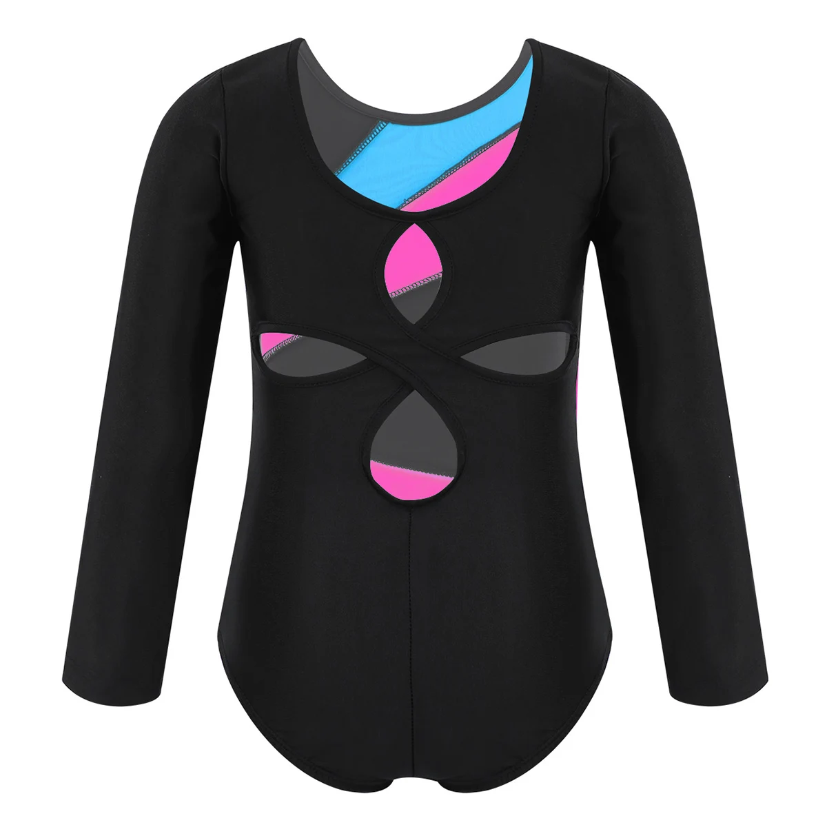 Детское балетное гимнастическое трико ChicTry с длинными рукавами спортивное боди