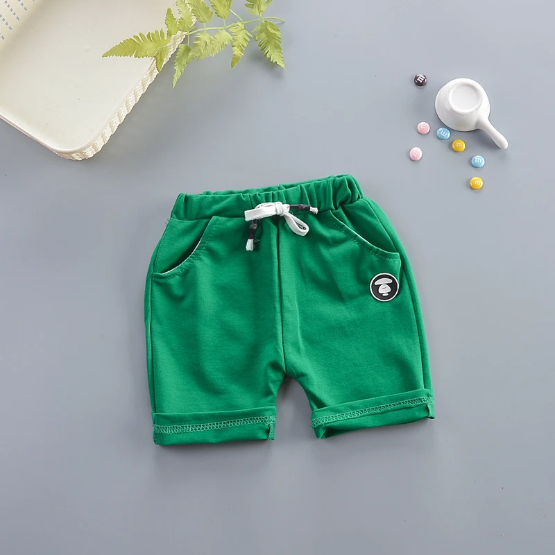 Baby Boys Button Design Short Pants 2019 New Fashion Candy Color Casual Beach Shorts For Newborn Summer Clothes |