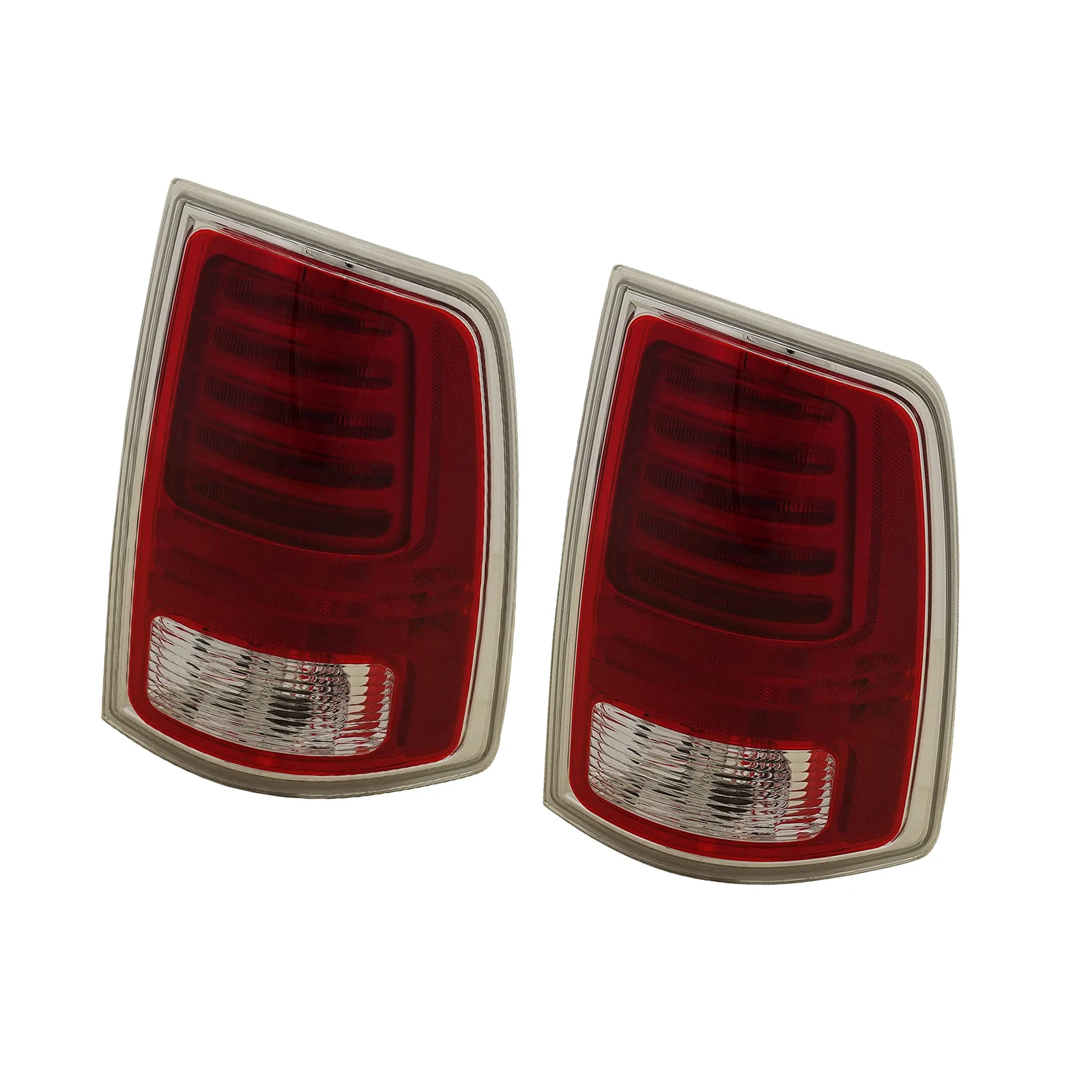 

Tail Light Clear & Red Lens Chrome Interior LED For Ram 1500 2013-2018