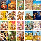 Алмазная 5d картина сделай сам, Набор для вышивки крестиком, с мультяшными животными, из мультфильмов Диснея, N Dale, полный набор для домашнего декора, подарок