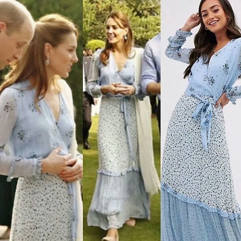 Длинное весеннее платье высокого качества Kate Мидлтон новинка Женская Вечерние