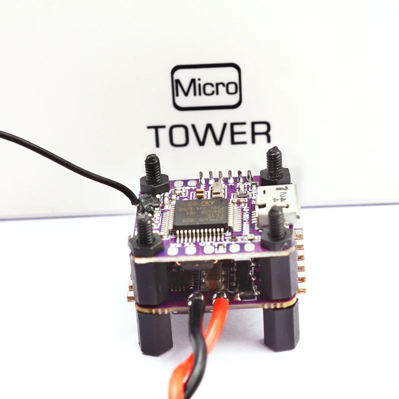 Flycolor Raptor Micro Tower F3 Контроллер полета 4A 4 в 1 ESC FPV 16x16 мм Встроенный приемник для 80-90