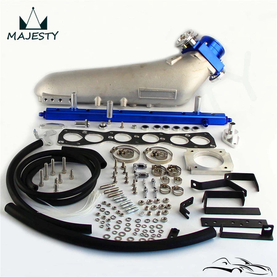 Впускной коллектор + Корпус дроссельной заслонки VQ35 Топливная рейка для T * oyota S upra