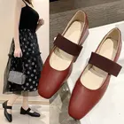 Женские туфли мэри джейн на низком каблуке 3 см, офисная обувь, классические туфли на низком каблуке, стрейчевая Тканевая обувь для женщин, большой размер 8671 г