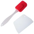 2 шт.компл. лопатка для торта + тесторезак инструменты для выпечки кондитерских изделий скребок для теста скребок для крема кухонный нож для масла кухонное смешивание