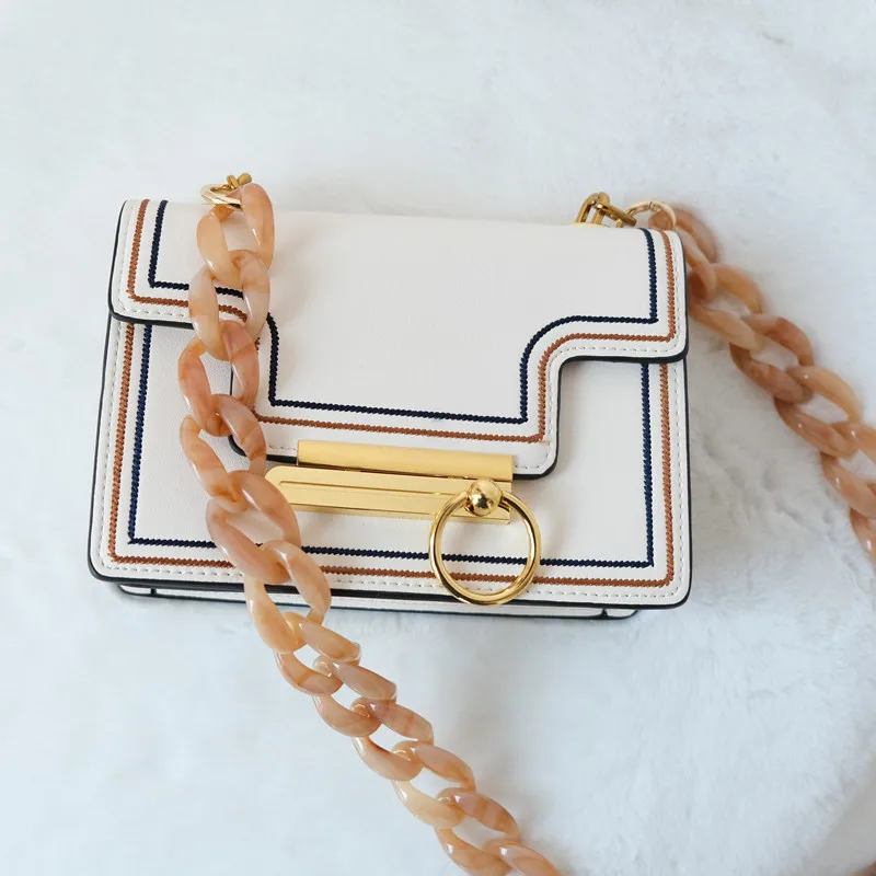 Сменная цепочка для женской сумки модный аксессуар на плечо клатч со съемной