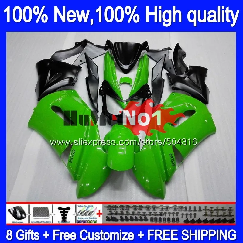 

Body kit For KAWASAKI 650R ER6 F 650 R ER 6 F 650R-ER6F 06 07 08 53MC.4 Factory green ER6F 06 ER-6F ER 6F 2006 2007 2008 Fairing