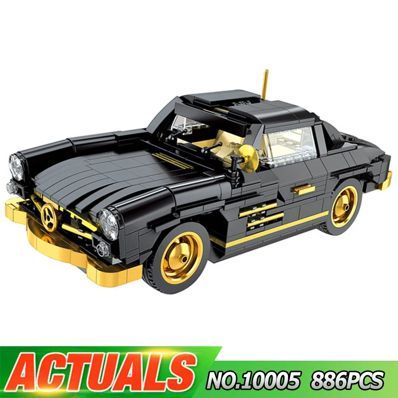 

Mould King 10005 High Tech The Vintage Car MOC-22930 300SL Gullwing Building Blocks Bricks Educational Toy Birthdays Gift