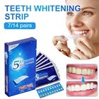 Полоски 5D для профессионального отбеливания зубов с эффектом профессионального быстрого отбеливания зубов, 1 час, полоски для удаления пятен, полоски для отбеливания зубов