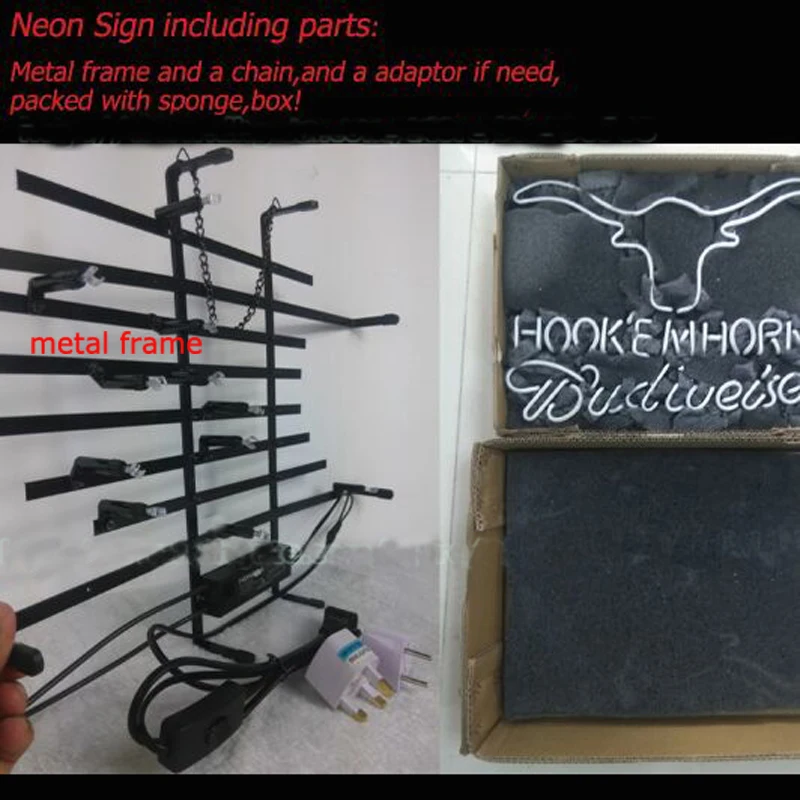 Неоновая вывеска Miller Lite для ковбойской гитары стеклянная трубка ручной работы на