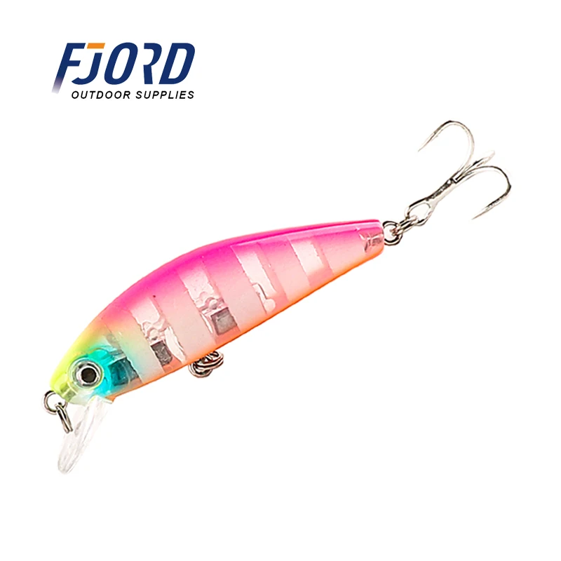 FJORD качественные 6 8 г 50 мм тонущие приманки Minnow воблеры Jackbait лазерные жесткие