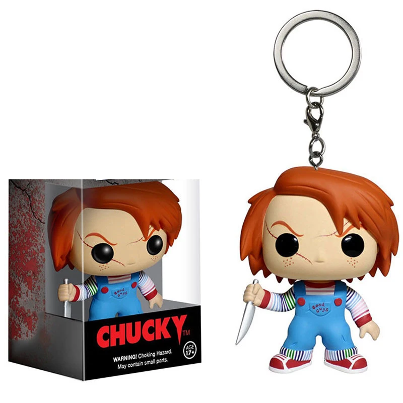 Мультяшные игрушки Funko DISNEY Малефисента кошка Ститч брелок для ключей Чаки ПВХ