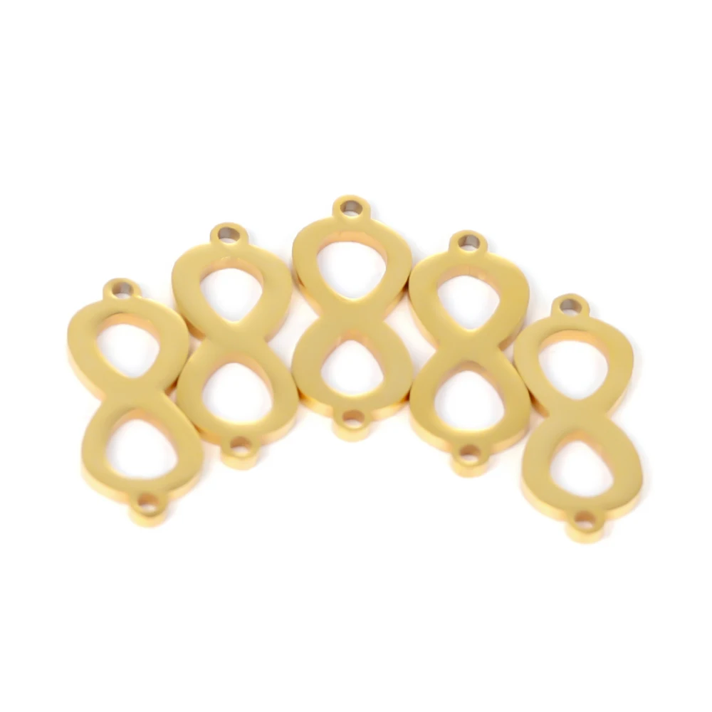 Бесконечный соединитель браслета Semitree из нержавеющей стали 5 шт. 8 плавающих