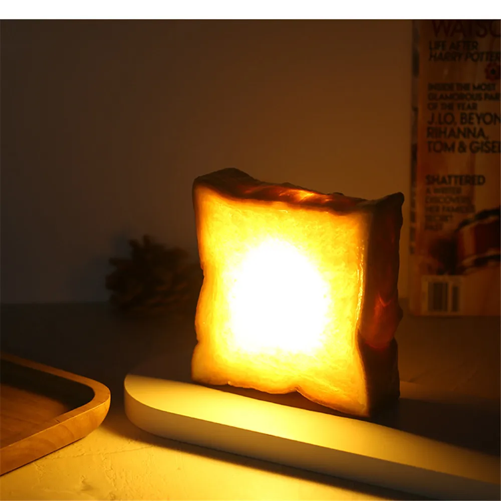 

Simulation Bread Led Light Novelty Imitation Croissant Bedroom Bedside Night Light Christmas Gift Decoration Natale Navidad