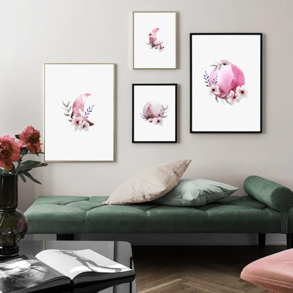 Настенные плакаты и принты в скандинавском стиле минималистичные настенные