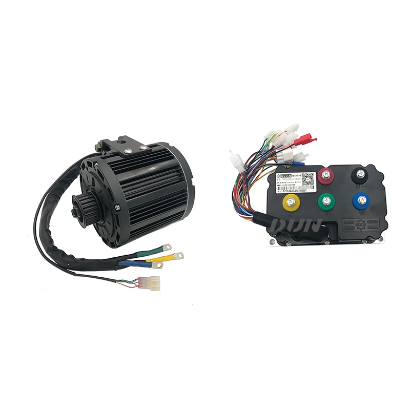 

110KMH QS138 4KW Peak 10KW PMSM Mid Drive Motor With Far-Driver ND72490 72V 220A Controller for High Speed Dirtbike E-Motorcycle