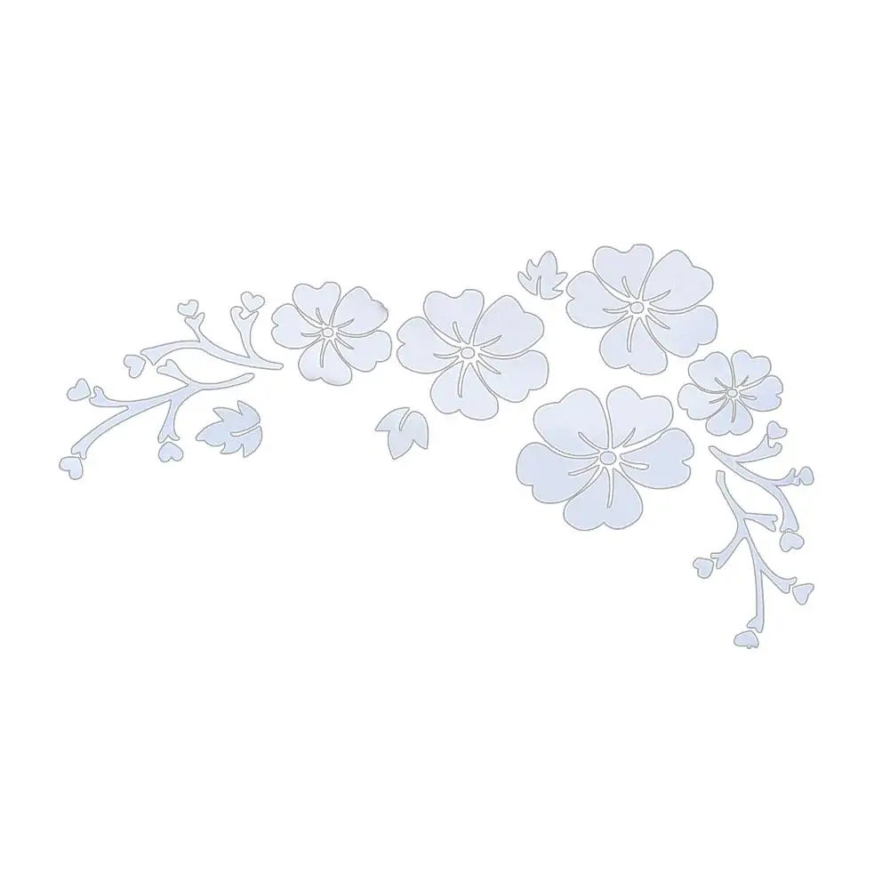 Flower Blossom Car Decal Sticker Auto Truck Bumper Door Window Decor Car-Styling Vinyl Stickers Water-resistant High stickiness |