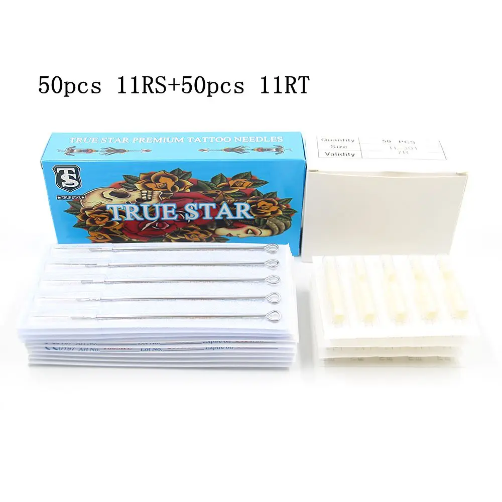 

Тату-иглы и наконечники True star(11RS + 11RT), 50 шт.