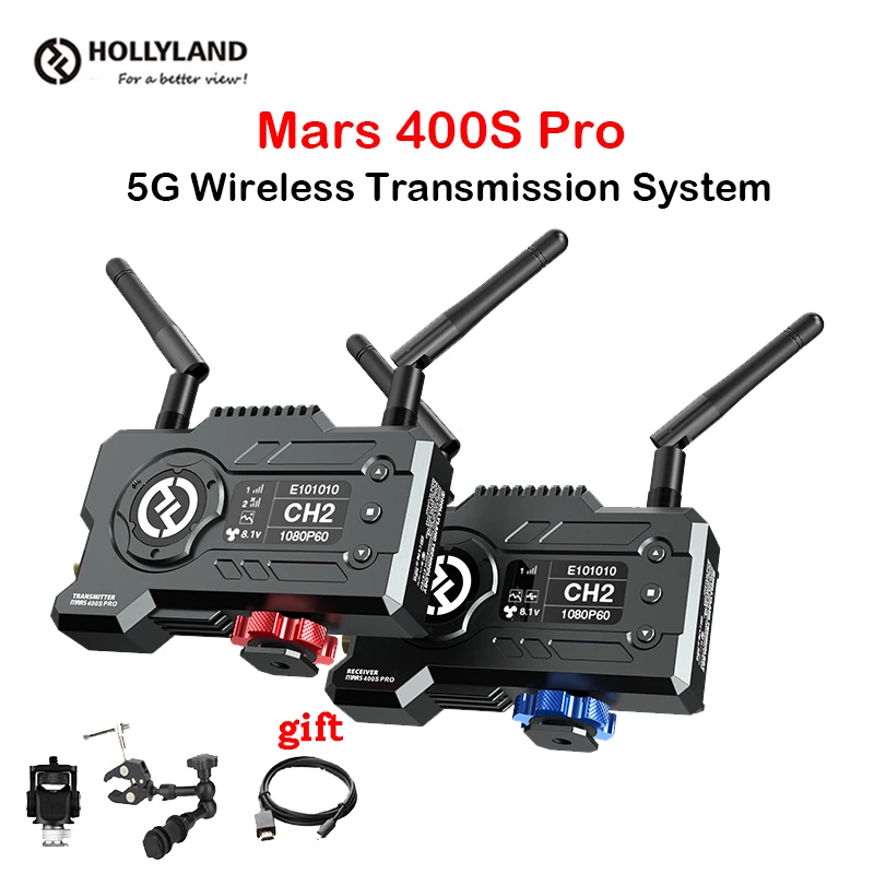 

Hollyland MARS 400S PRO файлы Беспроводная система передачи видео HD передатчик изображения приемник HDMI SDI 1080P для фотографии